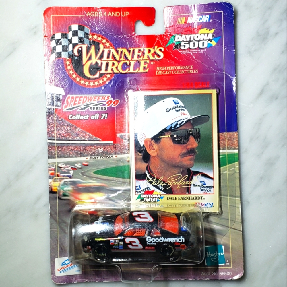 Dale Earnhardt Card #3 Plus Daytona 500 1998 Winner's Circle Chevy Monte Carlo
